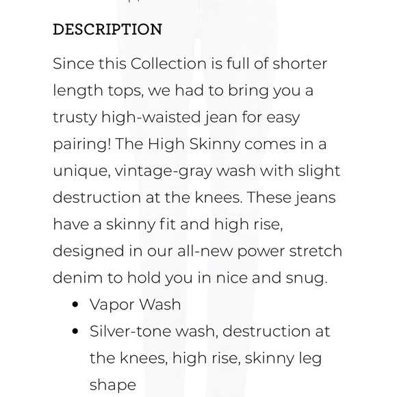 Cabi High Skinny Jeans - Picture 4 of 5